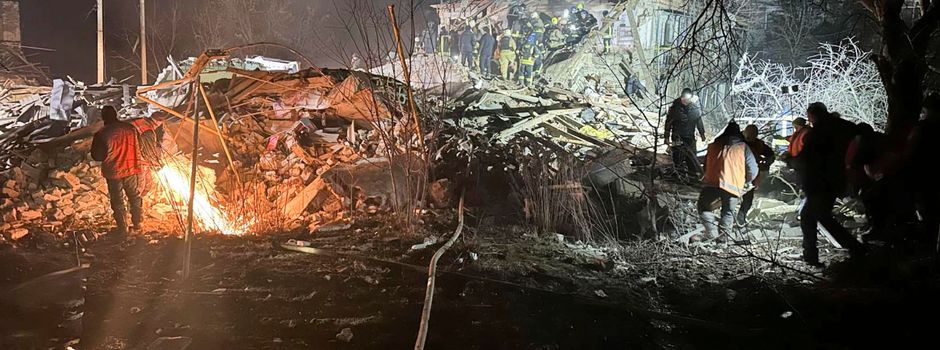 Große Teile der Ukraine unter Raketenbeschuss