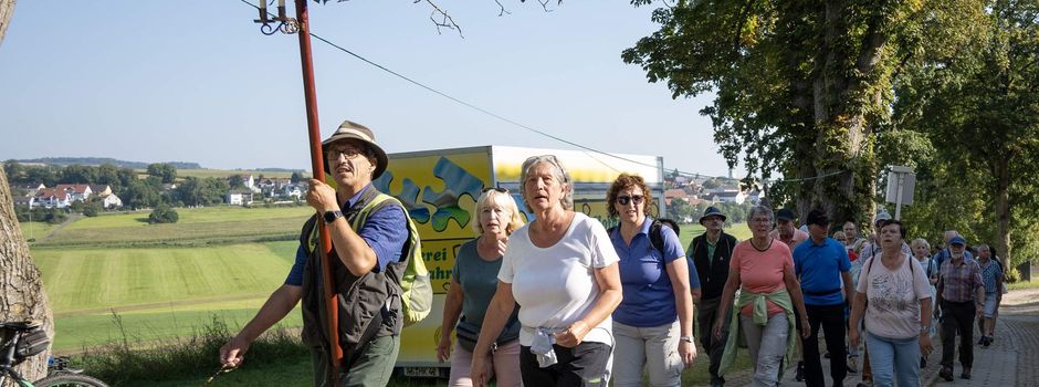 Hirschauer pilgern betend und singend zum Mausberg