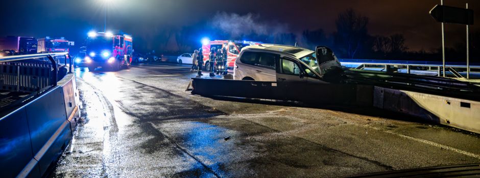 Unfall auf A643 bei Mainz führt zu stundenlanger Sperrung