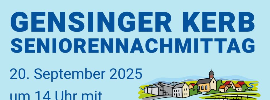 Seniorennachmittag am 20.09.25