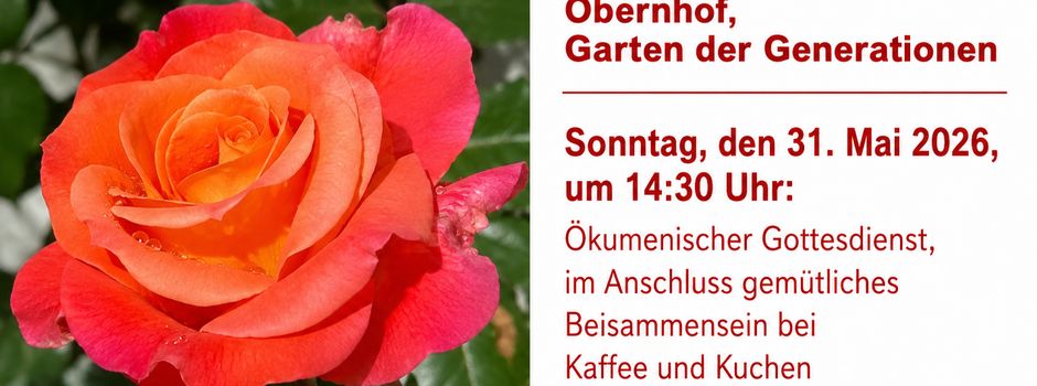 Ökumenischer Gottesdienst im Garten der Generationen

