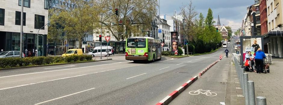 Weitere kombinierte Rad- und Busspuren in Wiesbaden