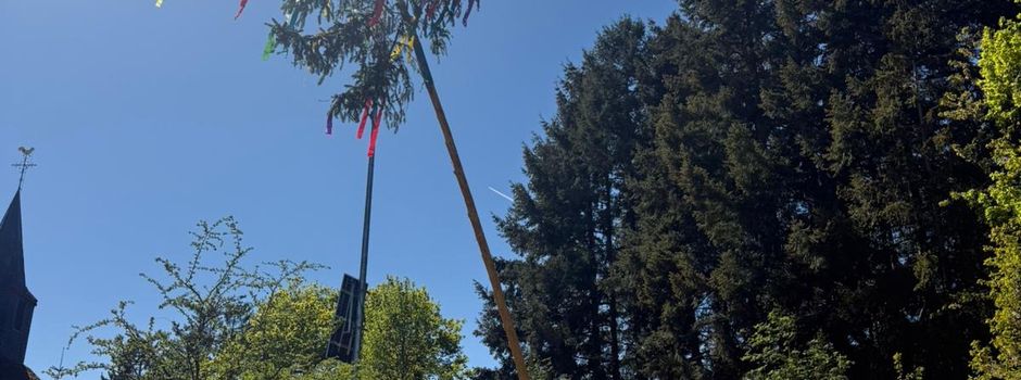 Erfolgreiches Maibaumstellen in Rodder