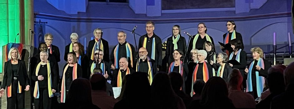 Rainbow Gospelchor beim 11. Internationaler Gospelkirchentag in Essen