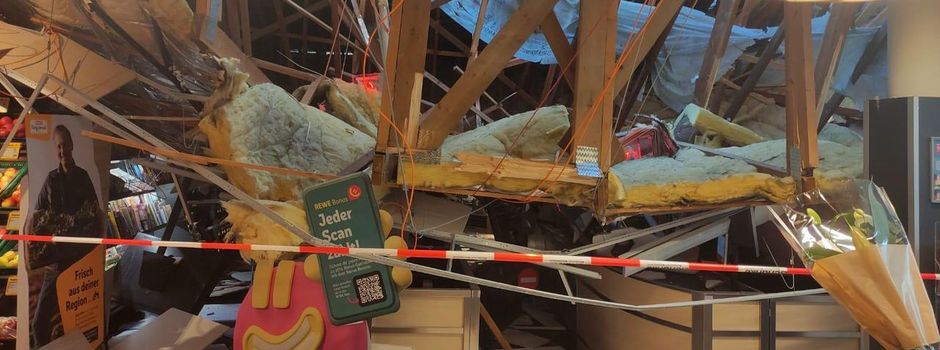 «Viel Glück gehabt» - Verletzte bei Supermarktdach-Einsturz