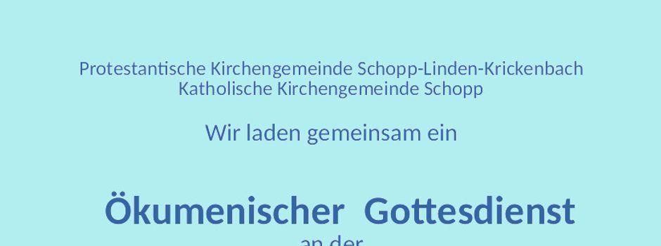 Gottesdienst zur Schopper Kerwe