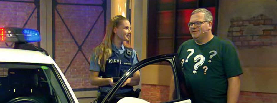 Bei Elton zu Gast: Mainzer Polizistin wird zum Fernseh-Star