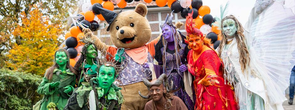 Halloween-Stimmung im Wildpark