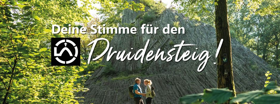 Druidensteig will “Deutschlands schönster Wanderweg 2026“ werden