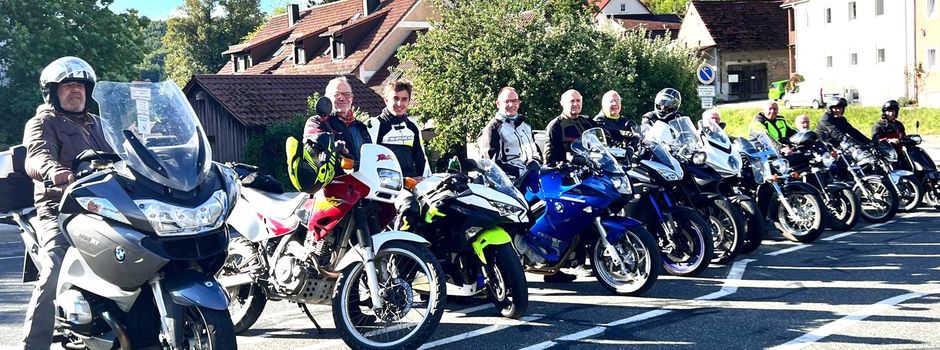 Tagestour der SRK Illschwang, mit Motorrädern, in den Bayerischen Wald