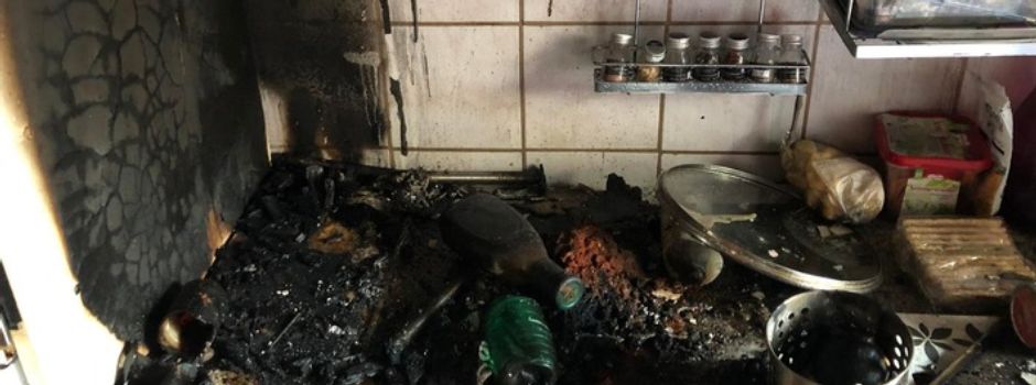 Heißes Öl löst Küchenbrand am Eicher See aus