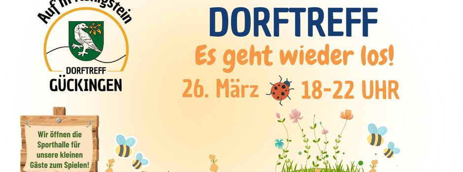 1. DORFTREFF NACH DER WINTERPAUSE