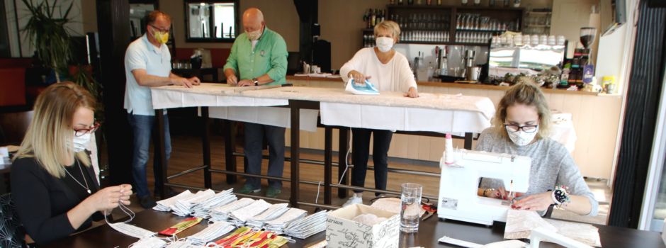 Restaurant „Schlimgen mittendrin“ in Nähstudio verwandelt