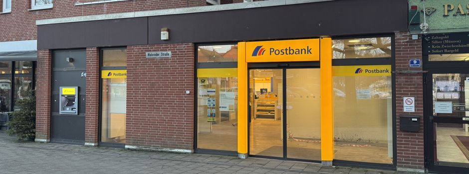Postbank schließt ihre Filiale