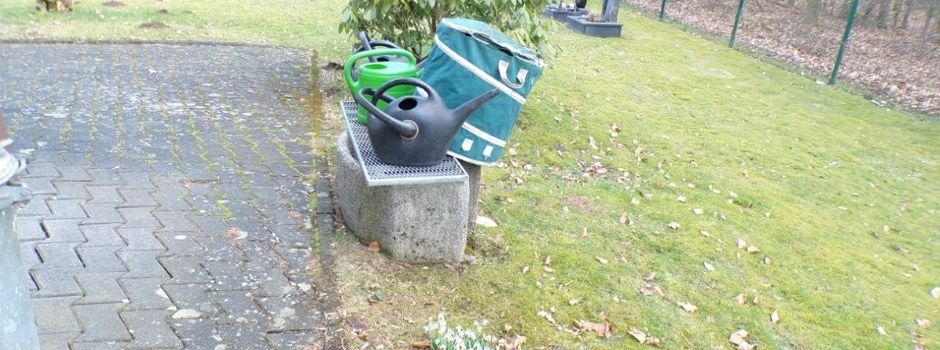 Wasser aufgedreht!
