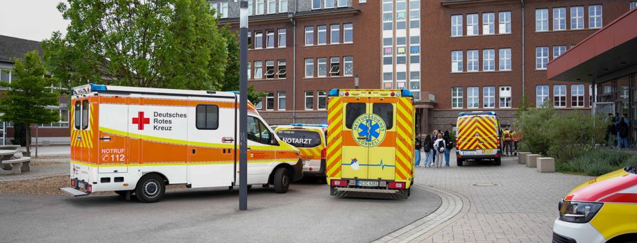 Großeinsatz an Schule: Mehr als 40 Schüler in Bad Kreuznach verletzt