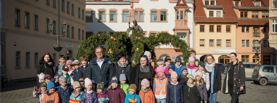Ostertradition des integrativen Kindergartens „Tranquilla Trampeltreu“