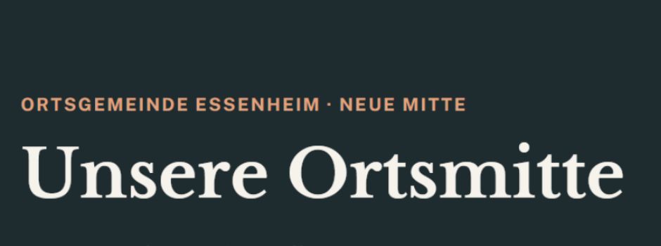 Unsere Ortsmitte