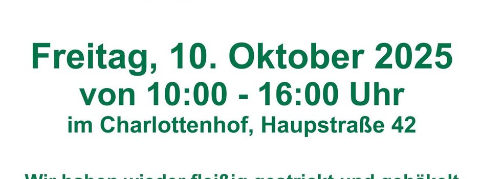 Handarbeitsmarkt der Volkssolidarität