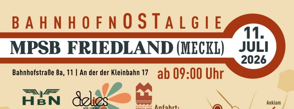 Bahnhofsfest in Friedland: Eisenbahn zum Erleben
