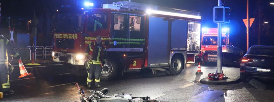 UPDATE: Auto übersieht Motorrad in Rheidt