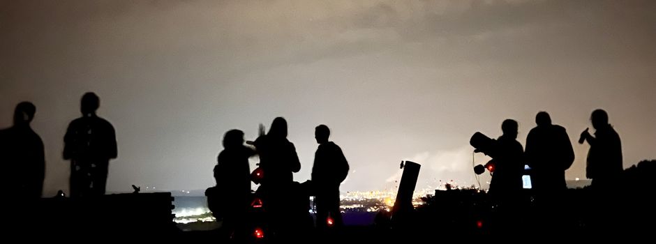 Rückblick: Viele Besucher*innen bei Sternschnuppennacht am 12. August '23 auf der Siersburg