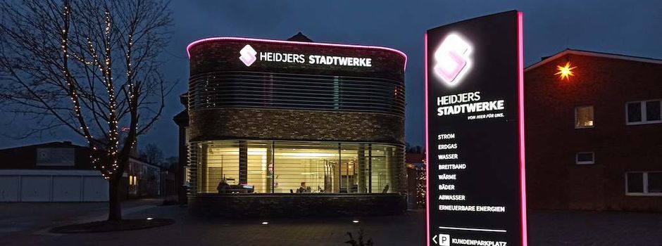 Heidjers Stadtwerke: Kundencenter schließt am 21. Dezember früher