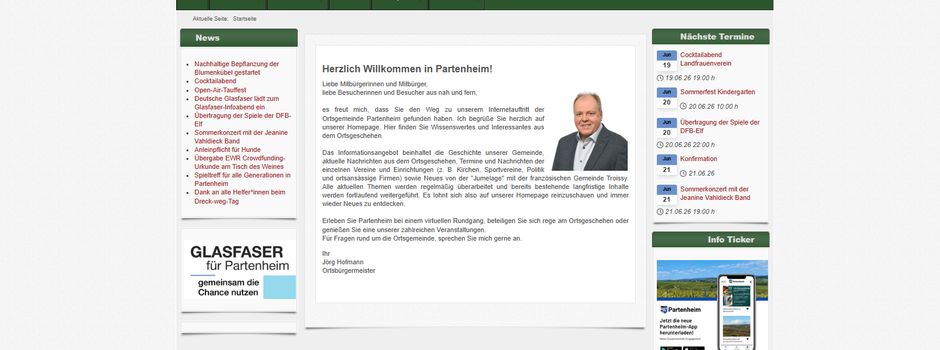 Angriff auf unsere Website