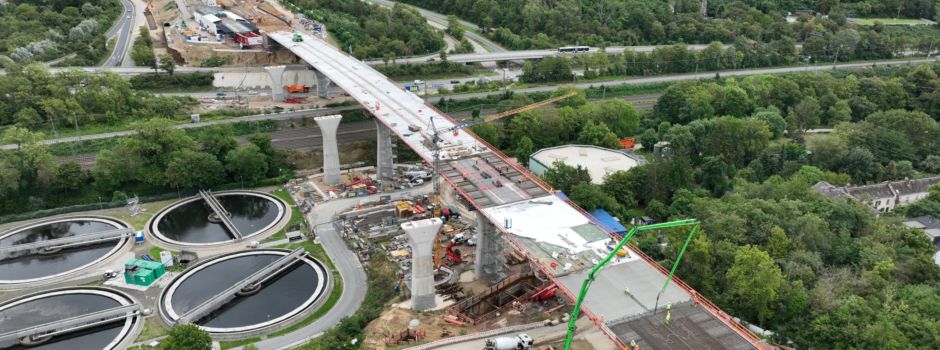 Salzbachtalbrücke: Wann sie wieder befahrbar sein wird
