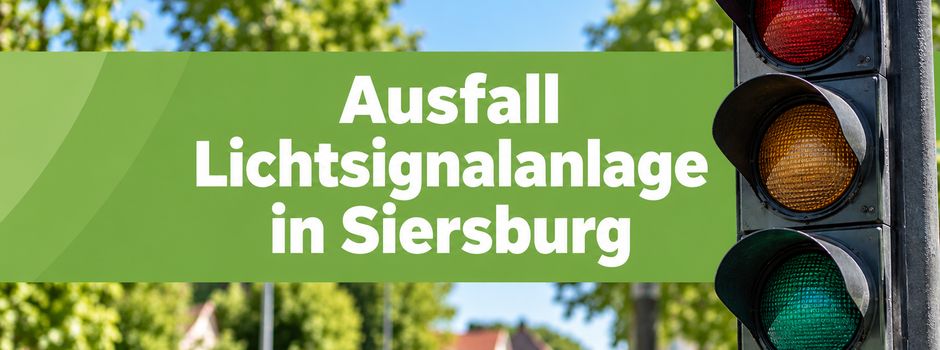 Ausfall Lichtsignalanlage in Siersburg 