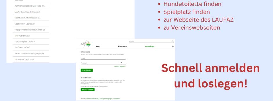 Die Funktionen der App im Überblick