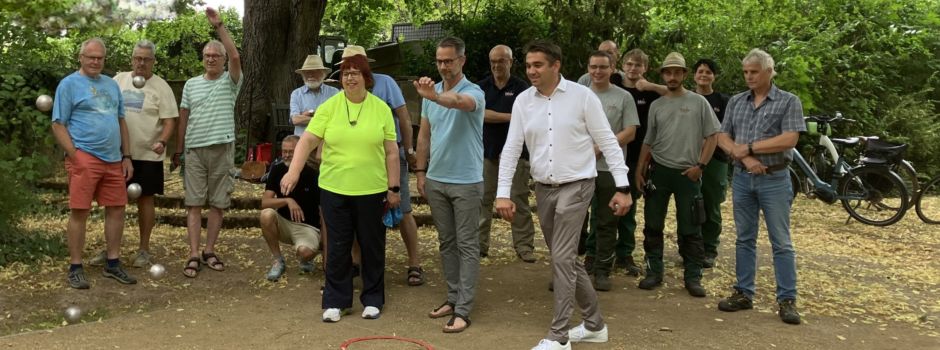 Worms-Hochheim hat jetzt eine Boule-Bahn
