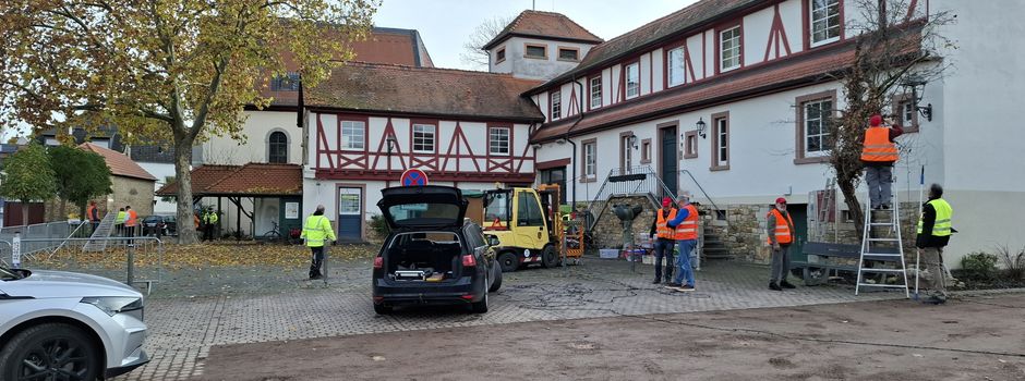 Fleißige Lichtermänner