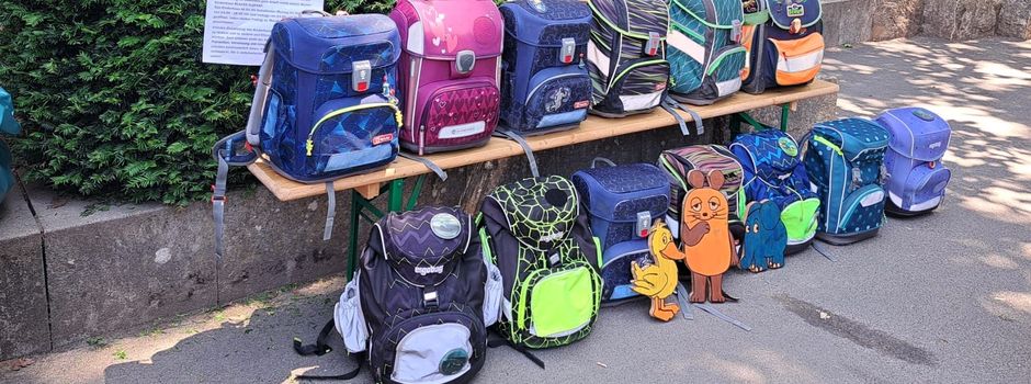 Hier können Mainzer Kinder ihre ausgedienten Schultaschen abgeben