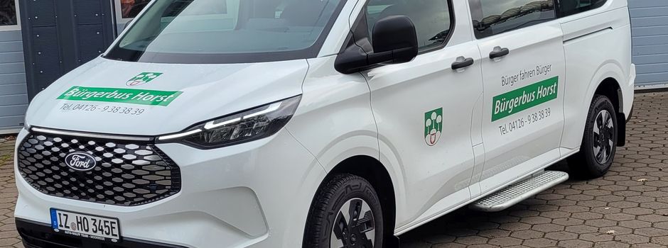 Horster Bürgerbus fährt jetzt elektrisch!