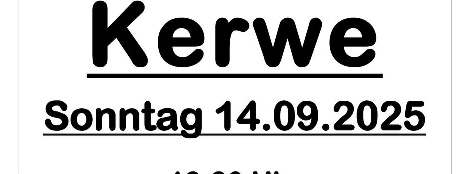 Wem is die Kerb?