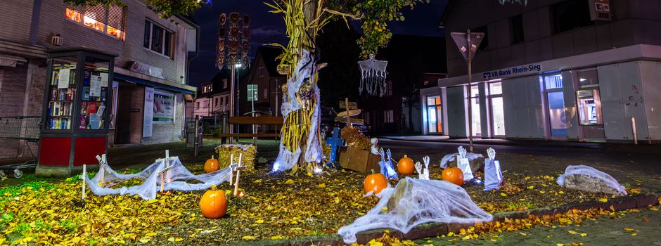 Mondorf goes Halloween: Schaurige Deko im Ortskern