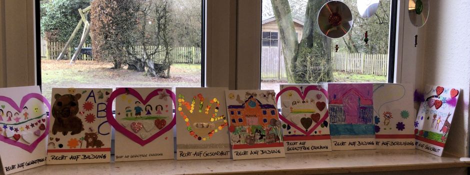 Rabengruppe des Noah-Kindergartens präsentiert ihr Kinderrechte-Projekt