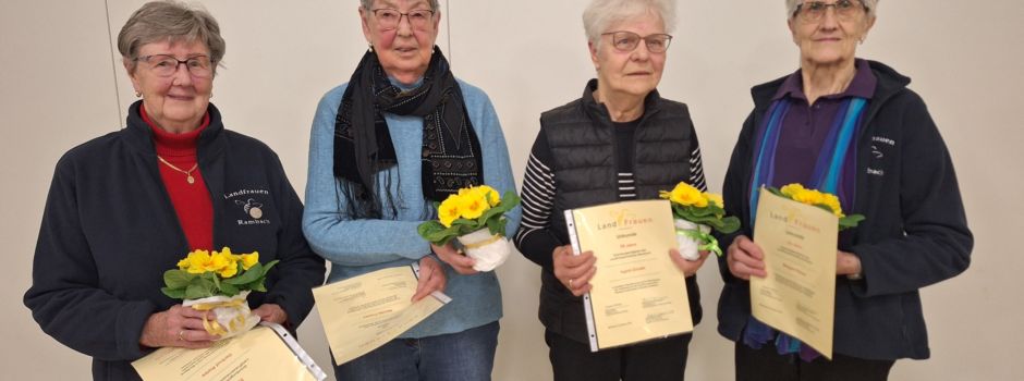 Jahreshauptversammlung der Landfrauen Rambach