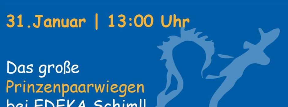 Morgen wird das Kinder-Prinzenpaar gegen Süßigkeiten aufgewogen