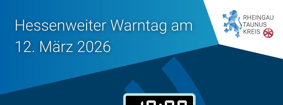 Landesweiter Warnstag Hessen 12. März 2026