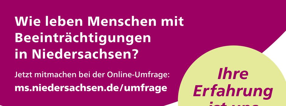 Wie leben Menschen mit Beeinträchtigungen in Niedersachsen?