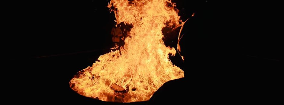 Osterfeuer in Empelde