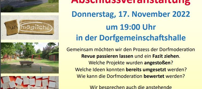 Dorfmoderation in Oberahr