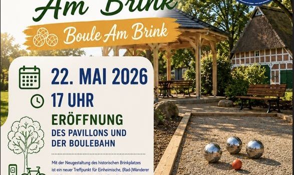 Einladung zur Einweihung der neuen Dorfmitte „Am Brink“