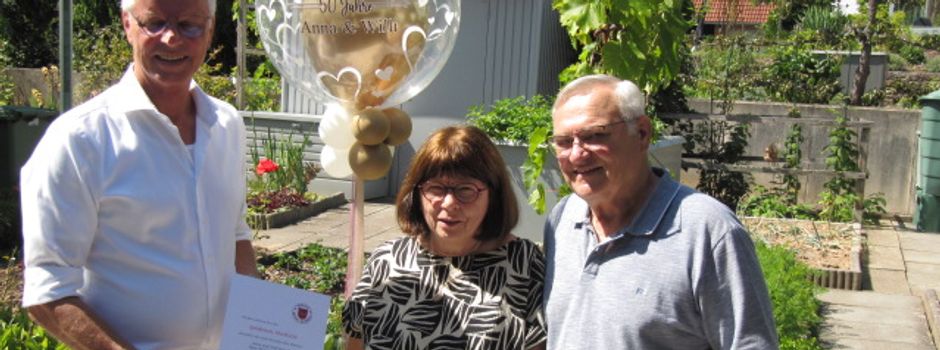 Anaa und Willi Brandt feiern goldene Hochzeit