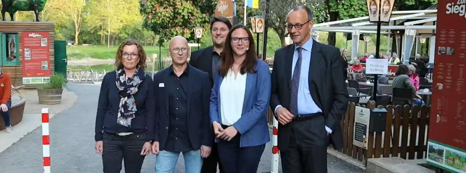 Siegfähre: Friedrich Merz zu Besuch (mit Video)