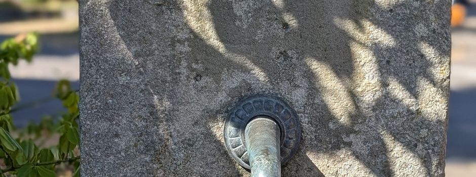Kein Wasser am Brunnenplatz 