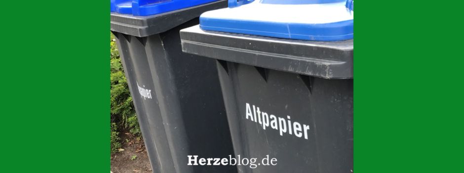 Nachholung der Leerung für Papiermülltonnen angekündigt