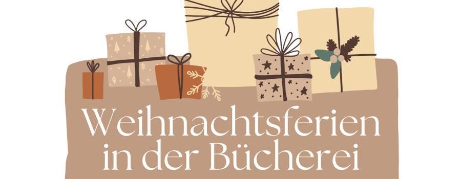 Weihnachtsferien der Bücherei